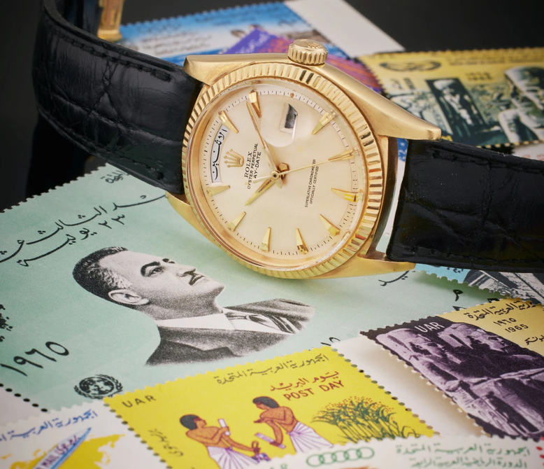 بيع الساعة الذهبية لجمال عبد الناصر