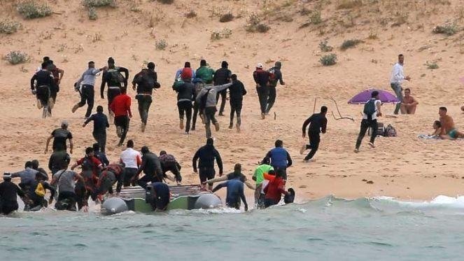 طرفاية محاولة هجرة جماعية