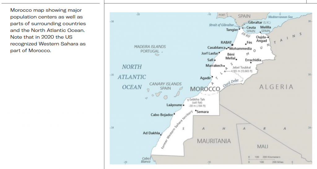 الـ cia تنشر خريطة المغرب كاملة